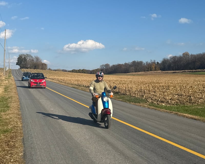 Amish Country Back Roads Scooter Tour in Strasburg, PA