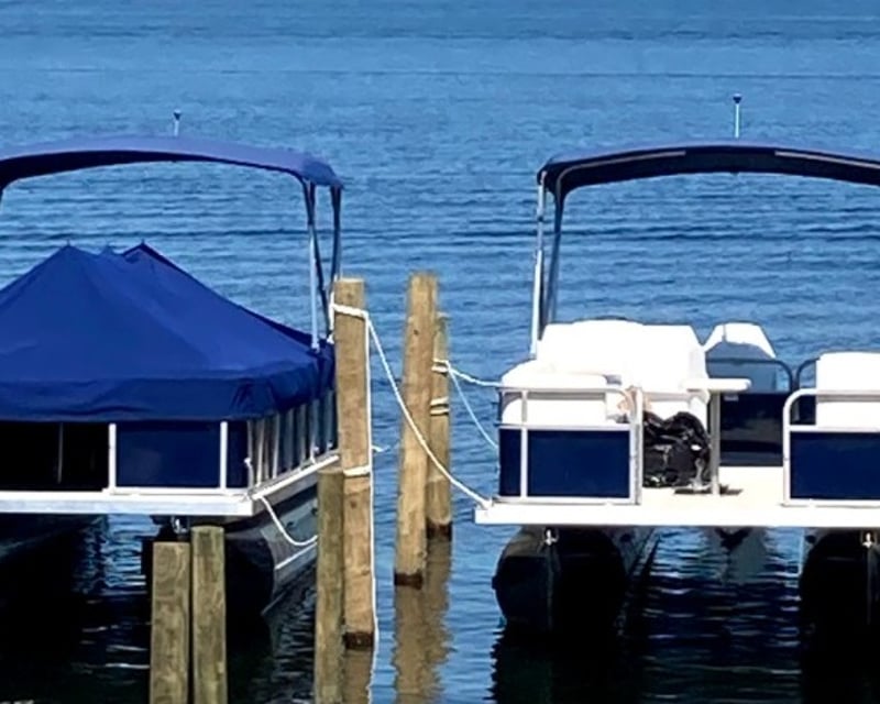 24' Family Pontoon Boat Rental in Bemus Point