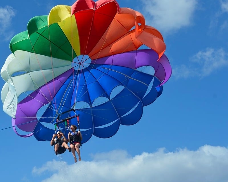 600' Parasailing Flight in Mackinaw City