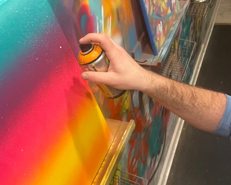 Spray Paint & Sip Street Art Workshop in Atlanta