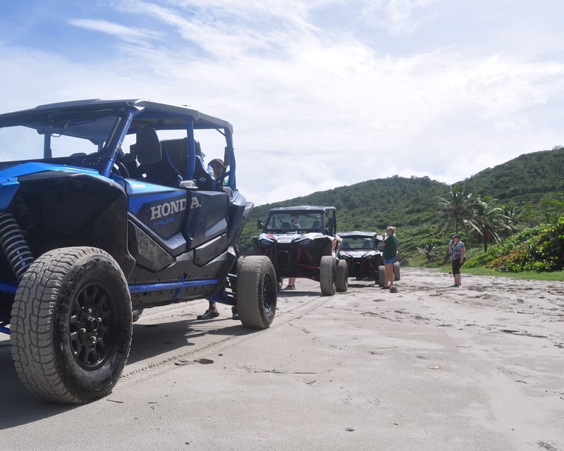 6-Hour Buggy & Zipline Tour in St. Lucia