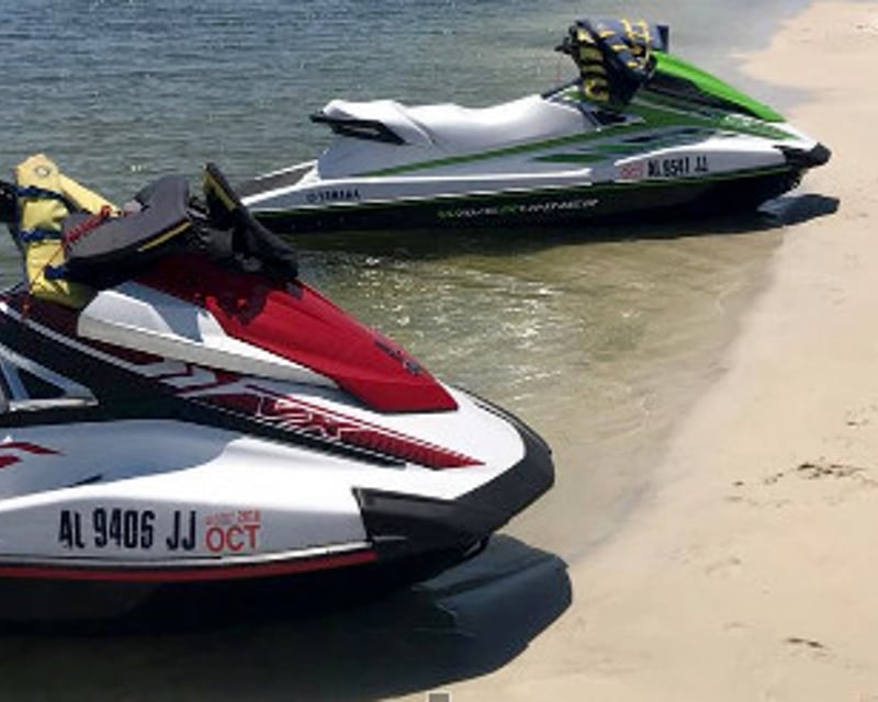 Orange Beach Jet Ski Rental on 3-Seater Waverunner