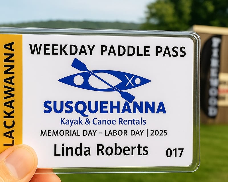 Weekday Solo Kayak Rental Pass at Lackawanna State Park