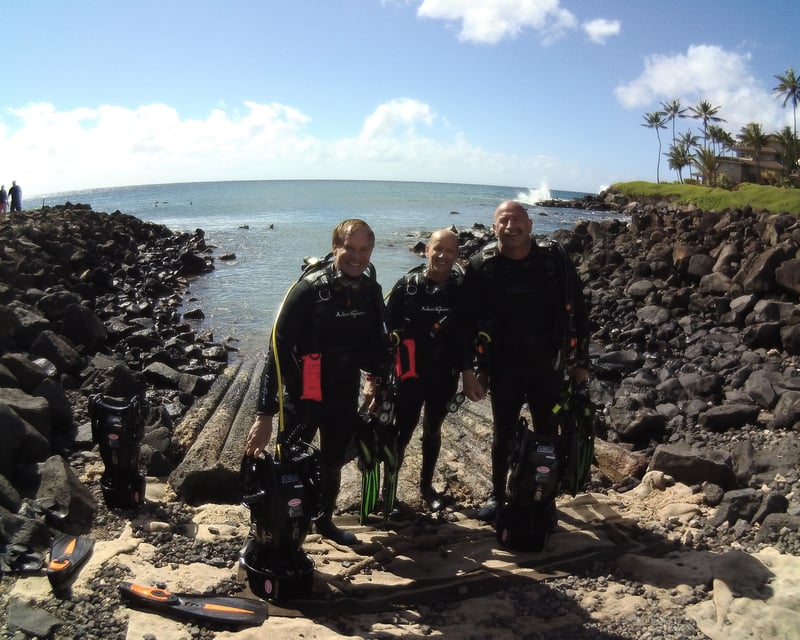 2-Tank Underwater Scooter Dive at Koloa Landing, Kauai