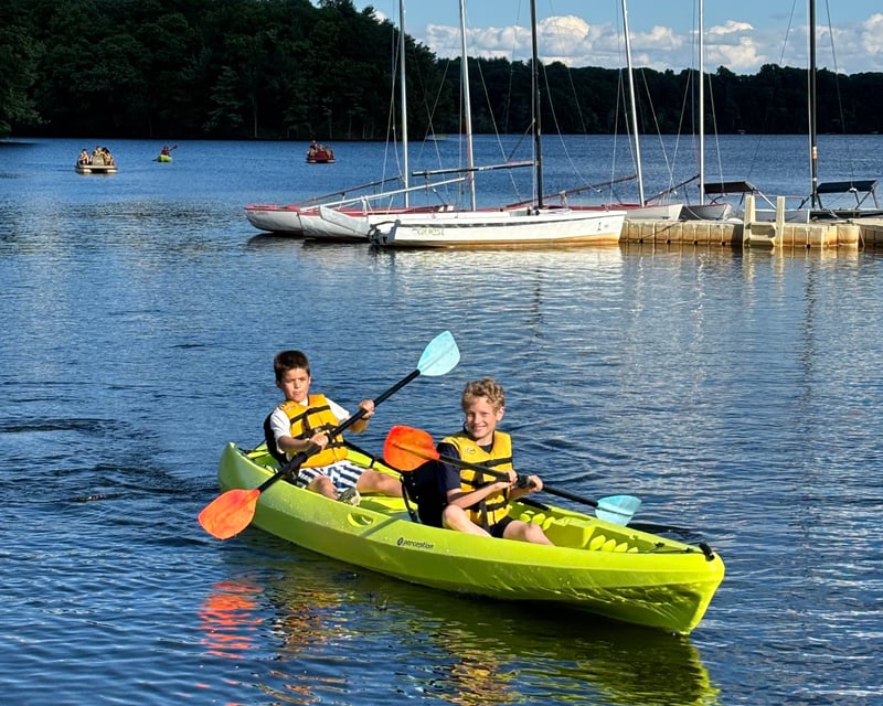 Tandem Kayak Rental at Lake Cochituate