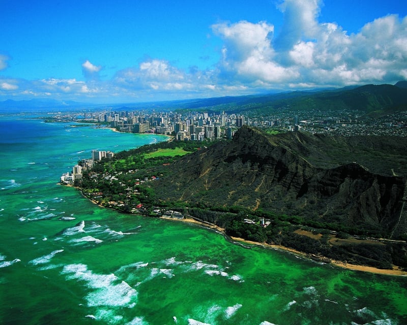 Oahu Helicopter Tour over Pearl Harbor from Turtle Bay