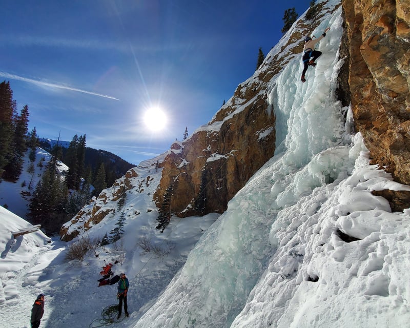 Half-Day Guided Ice Climbing in Summit County