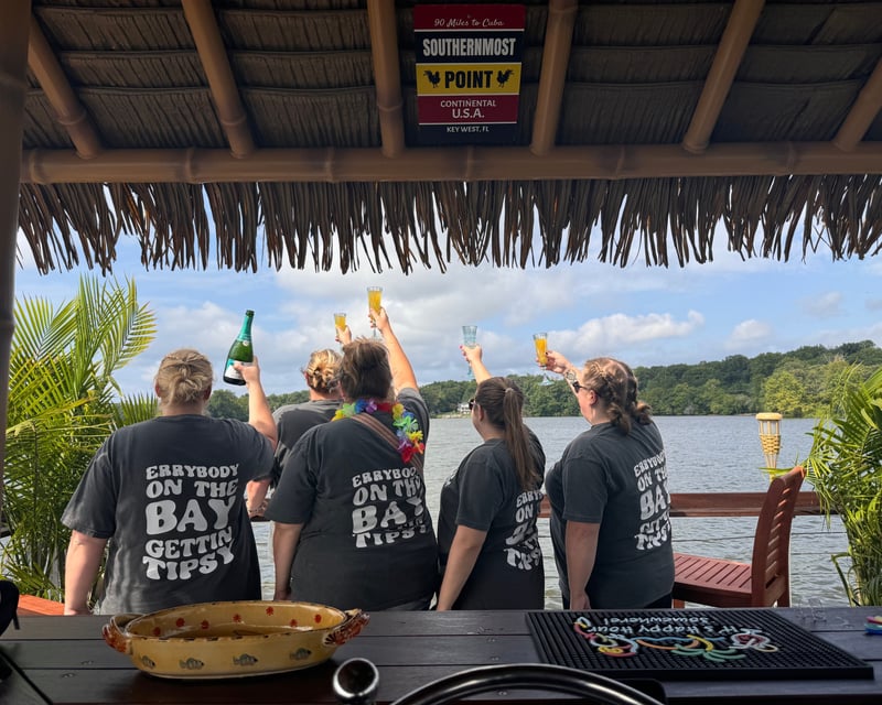 Private Morning Mimosa Tiki Boat Cruise in Charlestown, MD