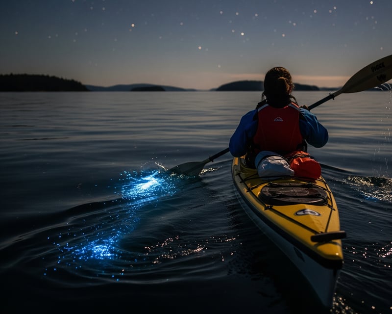 Bioluminescence Sunset Kayak Tour in Friday Harbor