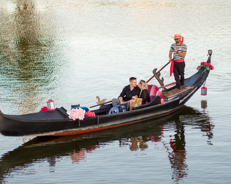 Private Venetian Gondola Lake Cruise in San Marcos