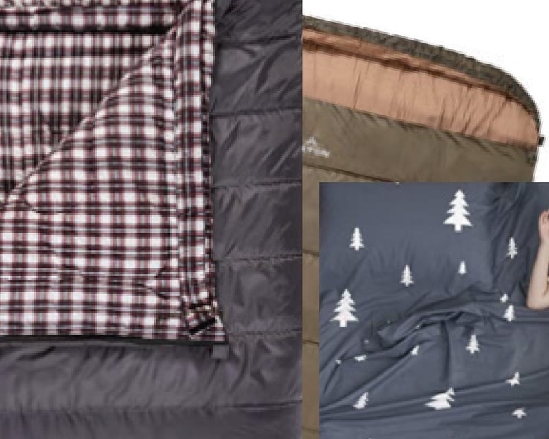 0-Degree Queen Sleeping Bag & Liner Rental in Red River