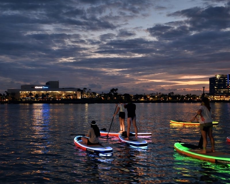 LED Glow Paddleboard Tour on the Halifax River, Daytona Beach