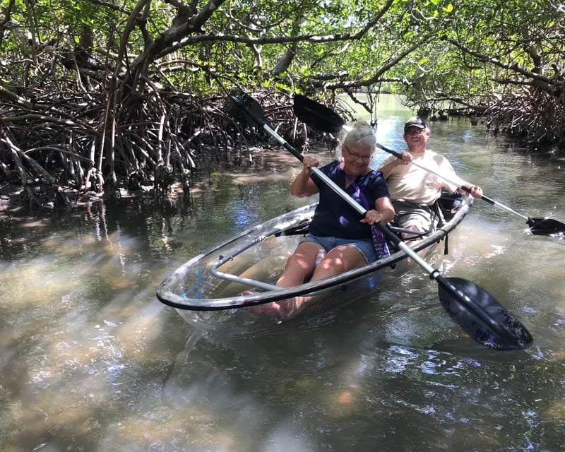 Clear Tandem Kayak Eco Tour in Bonita Springs