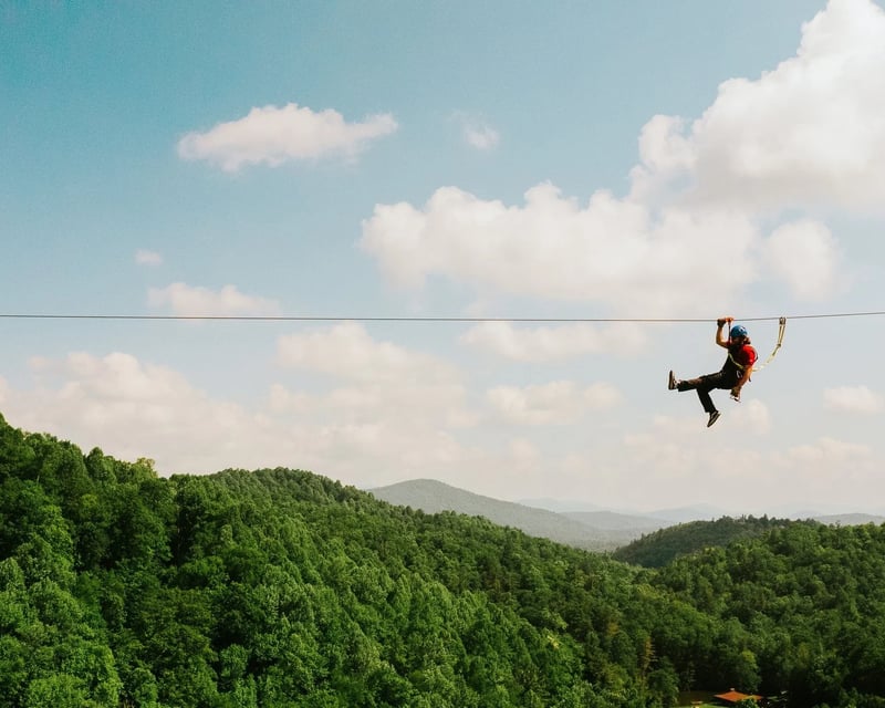 Blowing Rock Zipline Canopy Tour with ATV Ride