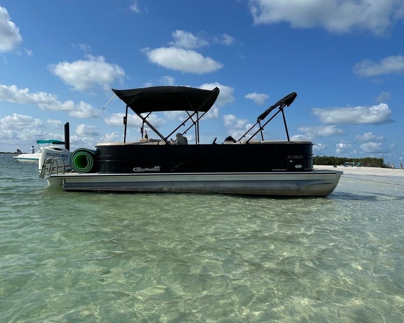 Private Pontoon Charter to Boat-Only Beaches in Clearwater