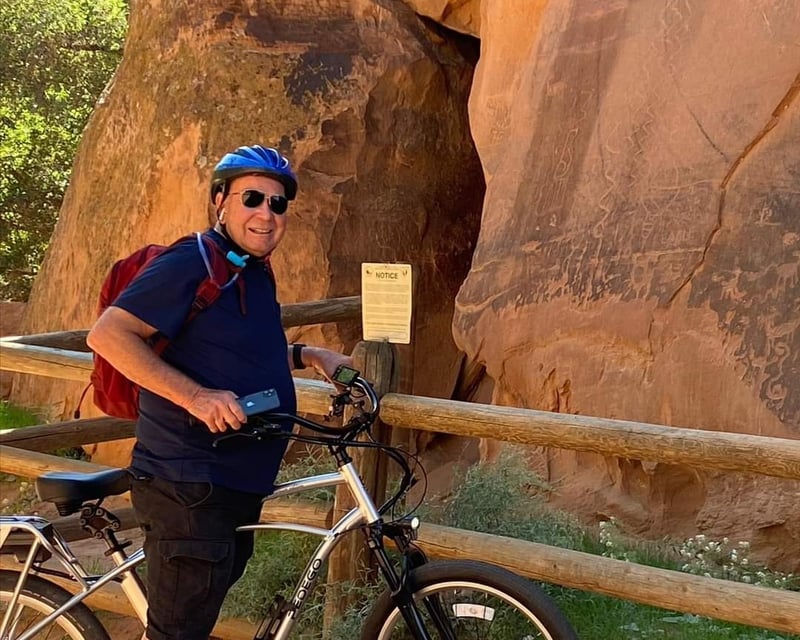 Kane Creek Petroglyph E-Bike Tour in Moab