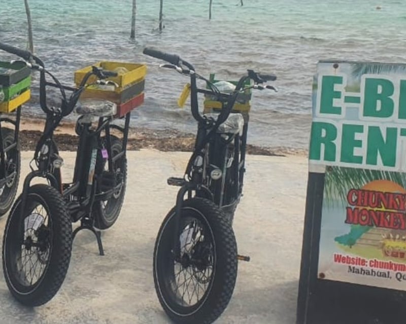 Fat Tire E-Bike Rental at Costa Maya Cruise Port