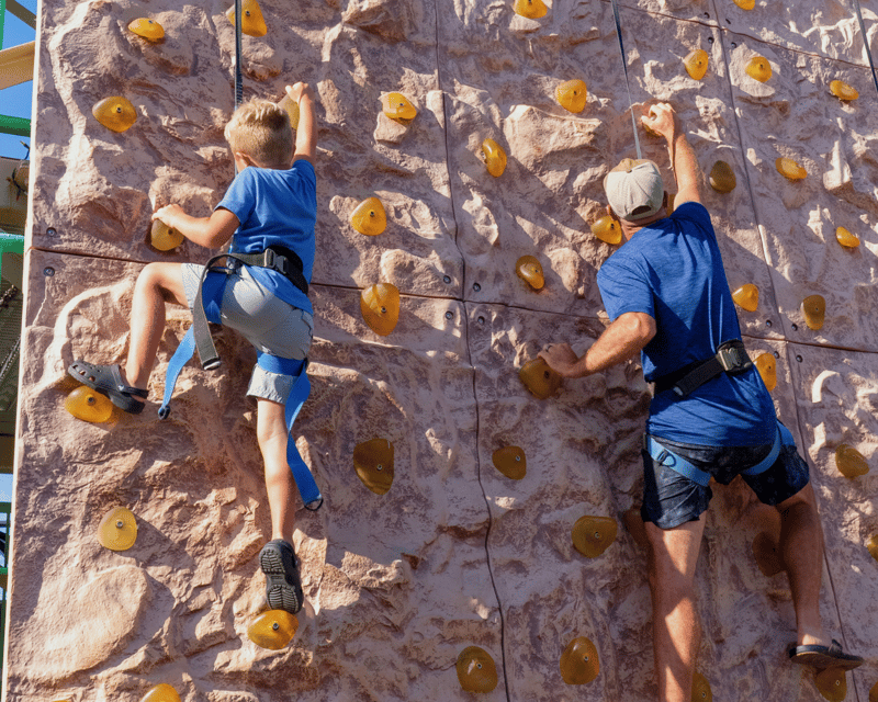 Climb a 40' LED Rock Wall in Destin
