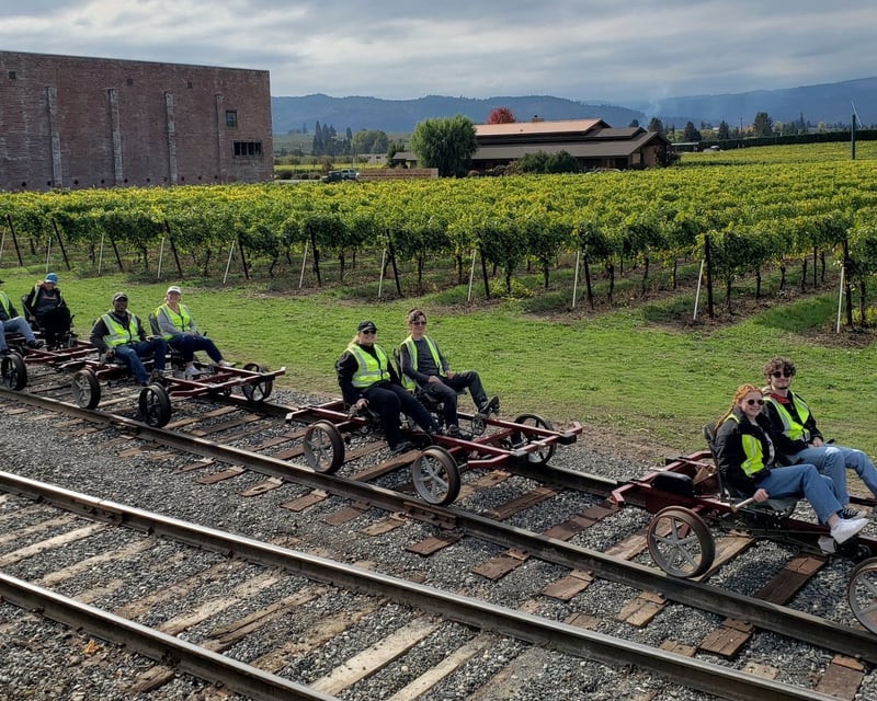 Ride a 2-Person Railbike in Hood River