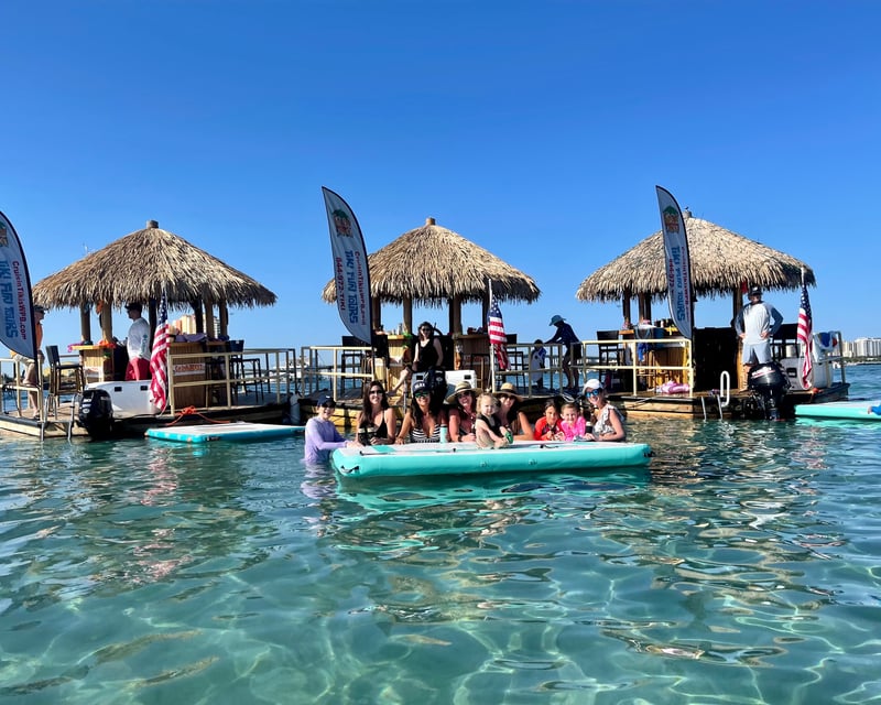 Tiki Boat Sandbar Party in West Palm Beach