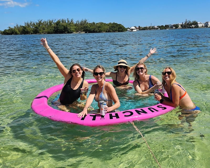 Private Tiki Boat Sandbar Party in Key West