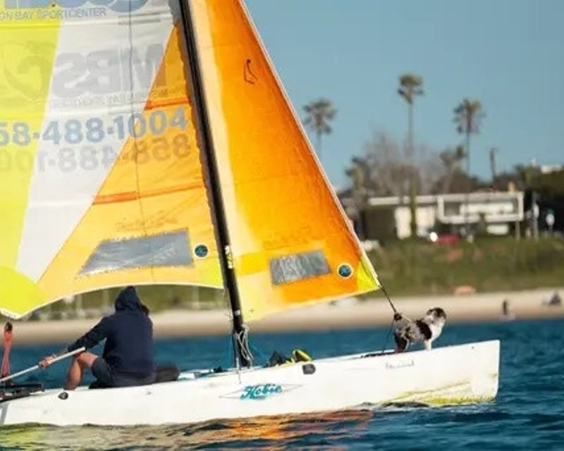 Hobie Getaway Catamaran Rental on Mission Bay, San Diego