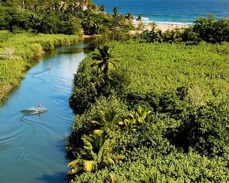 Private eFoil Lesson on the Guajataca River in Isabela