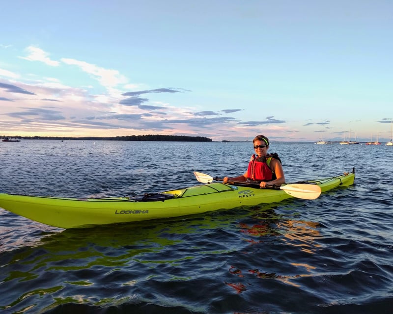 Sunset Sea Kayak Tour In Portland