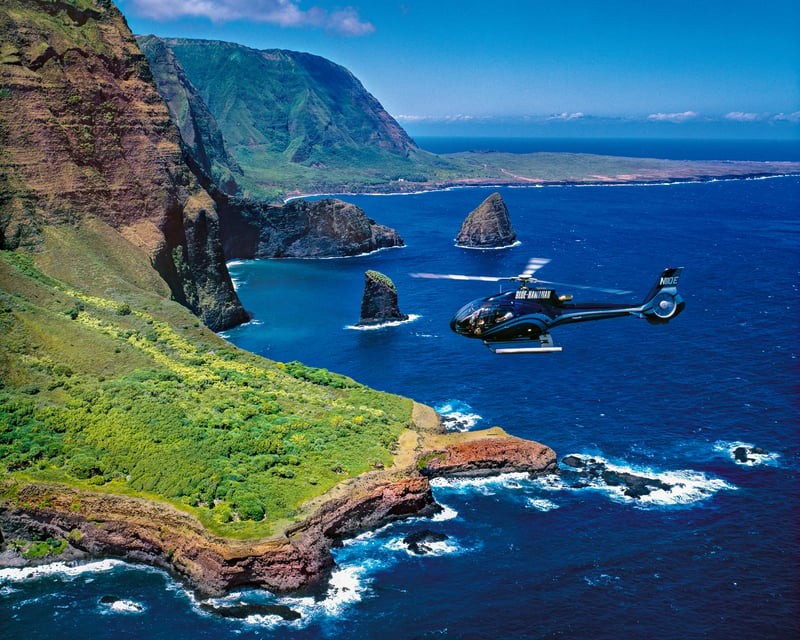 West Maui & Molokai Waterfalls Helicopter Tour