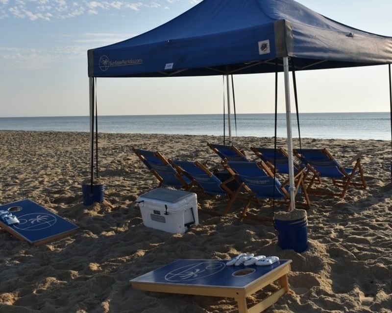 Nags Head 10' Beach Tent & Chair Rental