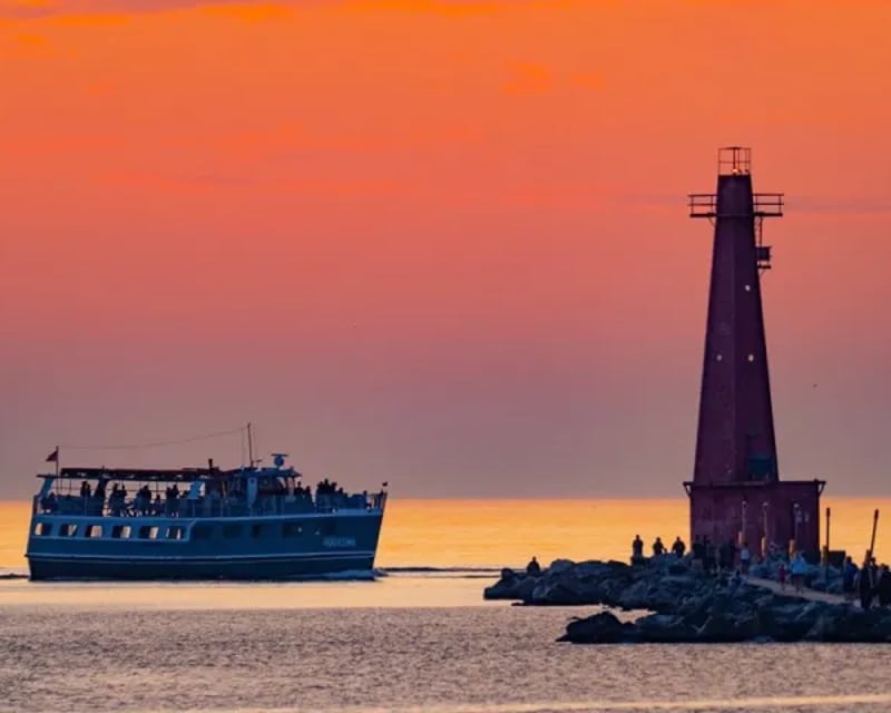 Sunset Cruise on Muskegon Lake & Lake Michigan