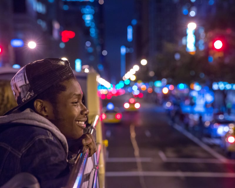 Open-Top Night Bus Tour of NYC with Live Guide