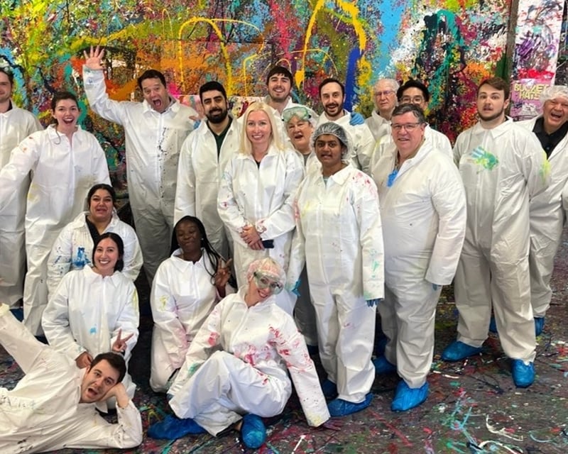 Santa Monica 90-Minute Splatter Painting Party