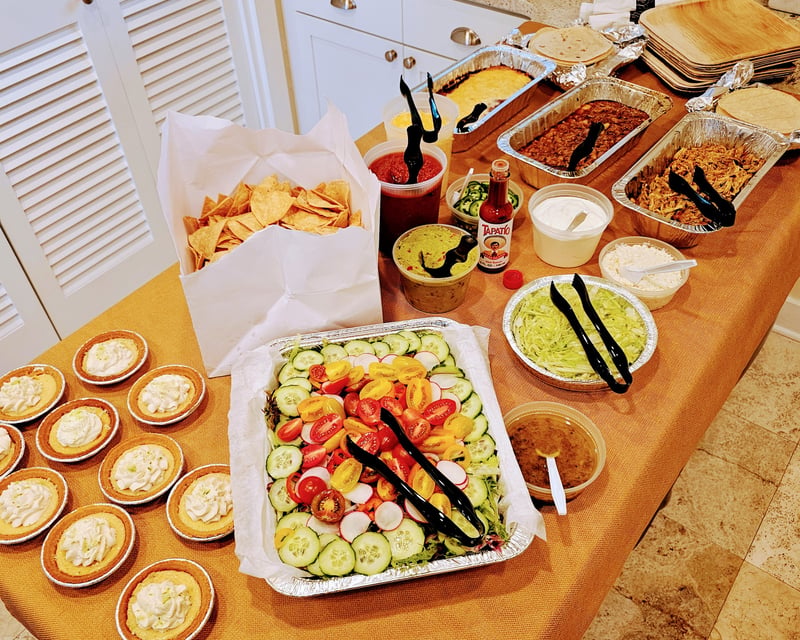 Private Chef Tex Mex Taco Bar for Groups 10+