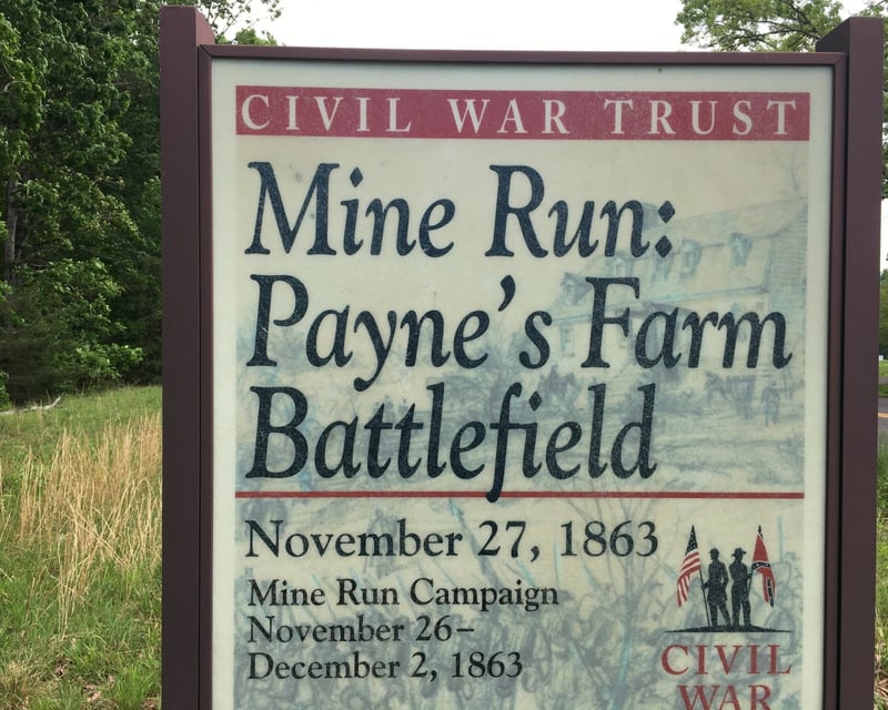 Mine Run Battlefield Guided Tour From Your Vehicle