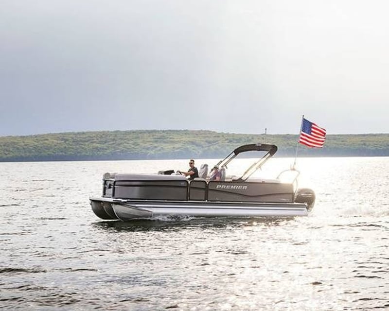 300-HP Pontoon Rental on Lake Coeur d'Alene