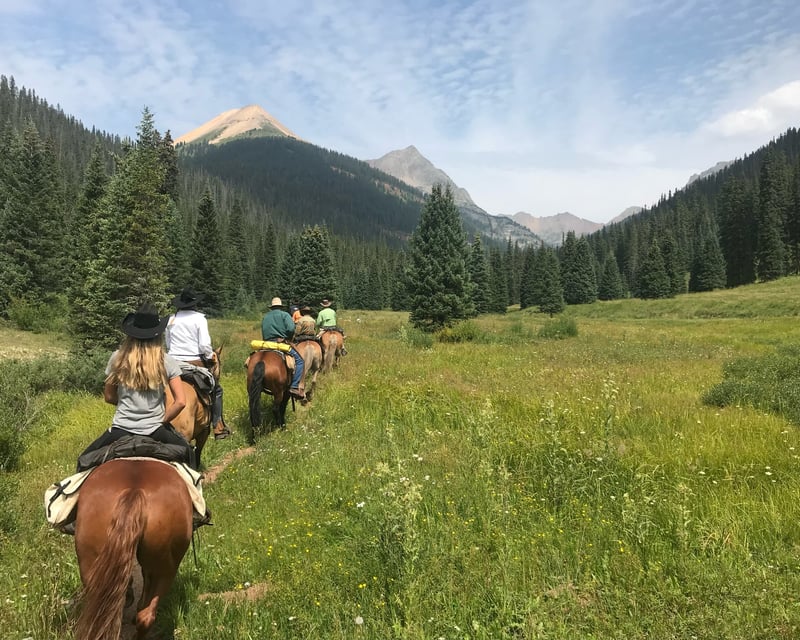 Cascade Creek Horseback Ride in Durango