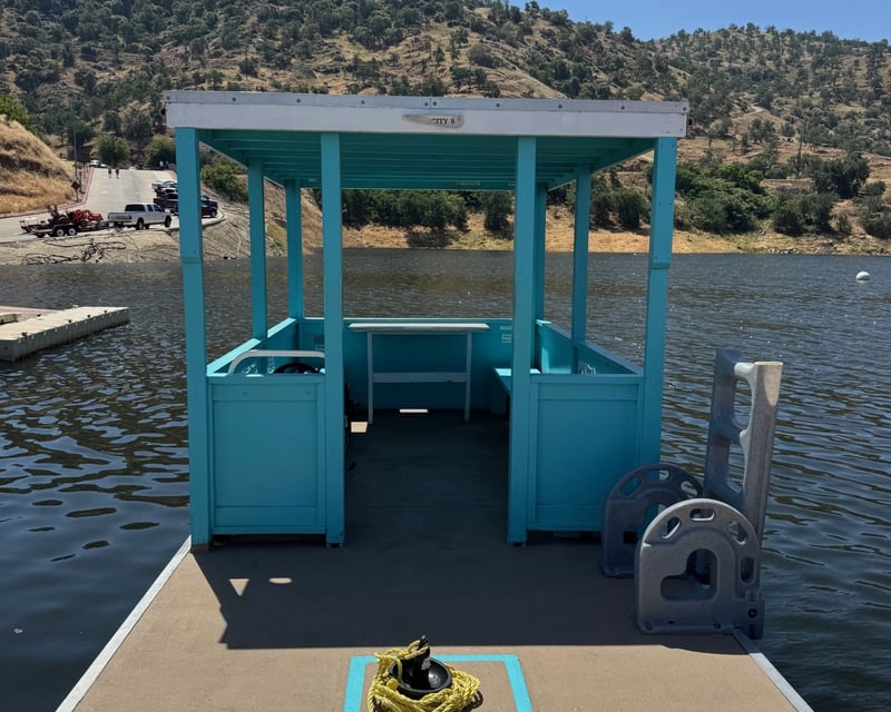 8-Passenger Patio Boat Rental in Lemoncove