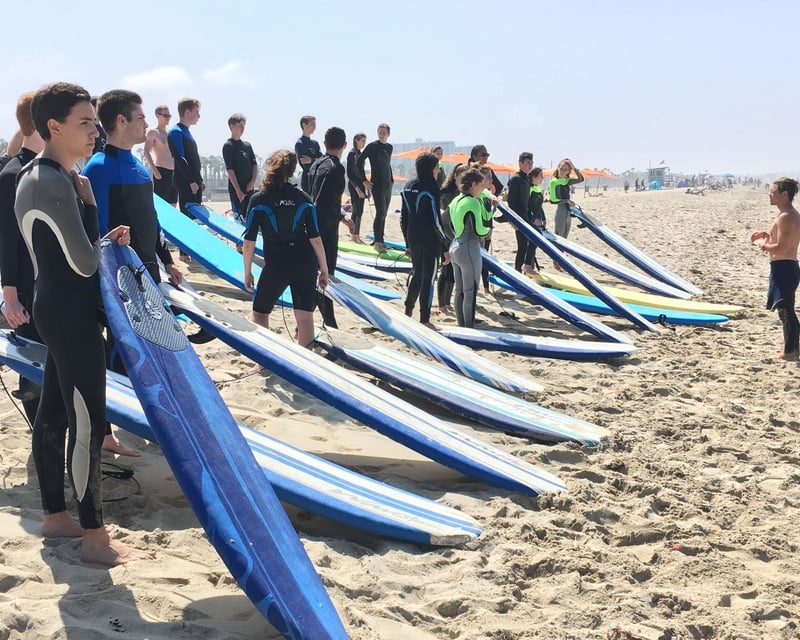 Private Group & Corporate Surf Lessons in Santa Monica