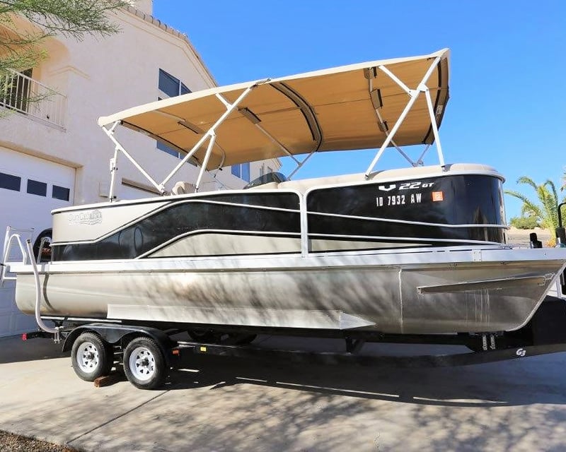 Lake Havasu Pontoon Boat Rental with Diving Board & Bar