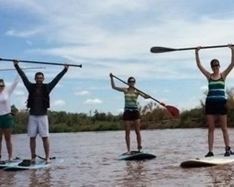 Verde River Paddle Board Yoga at Alcantara Vineyards