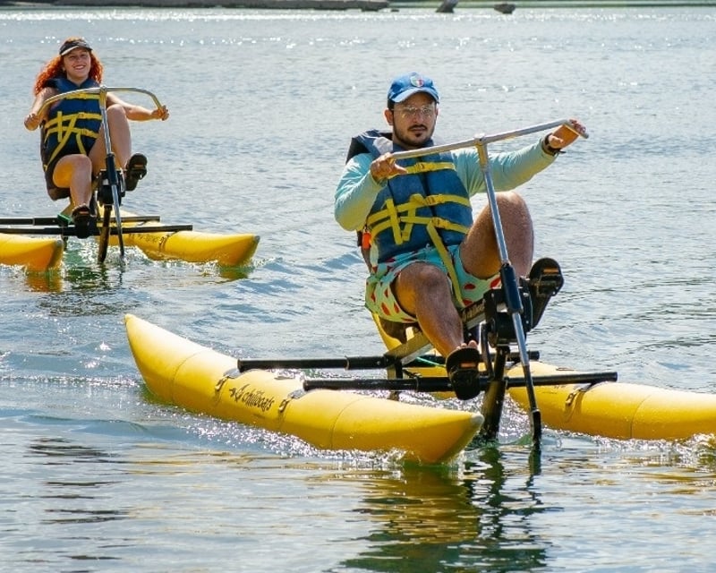 Self-Guided Aqua Bike Rental in Condado