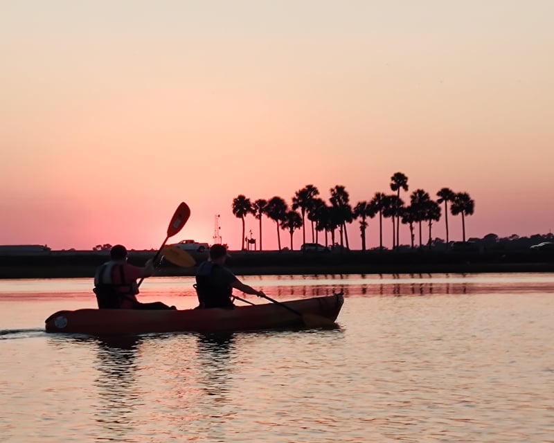 Sunset Guided Kayak Tour in Downtown Beaufort