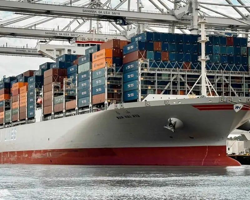 3-Hour Savannah Port Cruise Under Talmadge Bridge