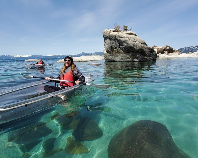 Clear Kayak Tour of Sand Harbor