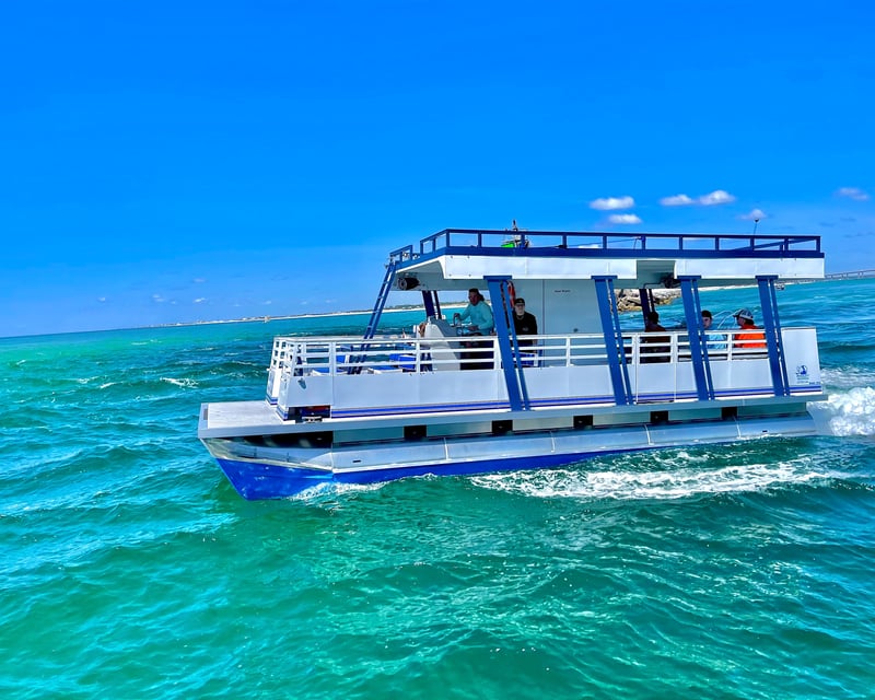 Captained Pontoon Charter in Destin Harbor