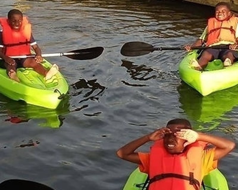 Dog River Kayak Rental in Mobile with Kid-in-Tow Option