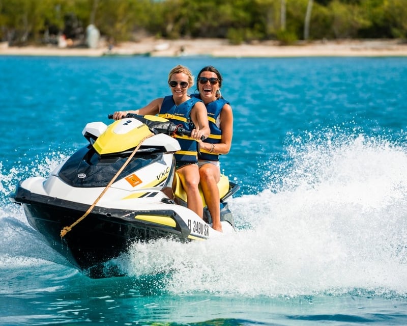 St. Thomas Guided Jet Ski Tour to Hassel & Water Islands
