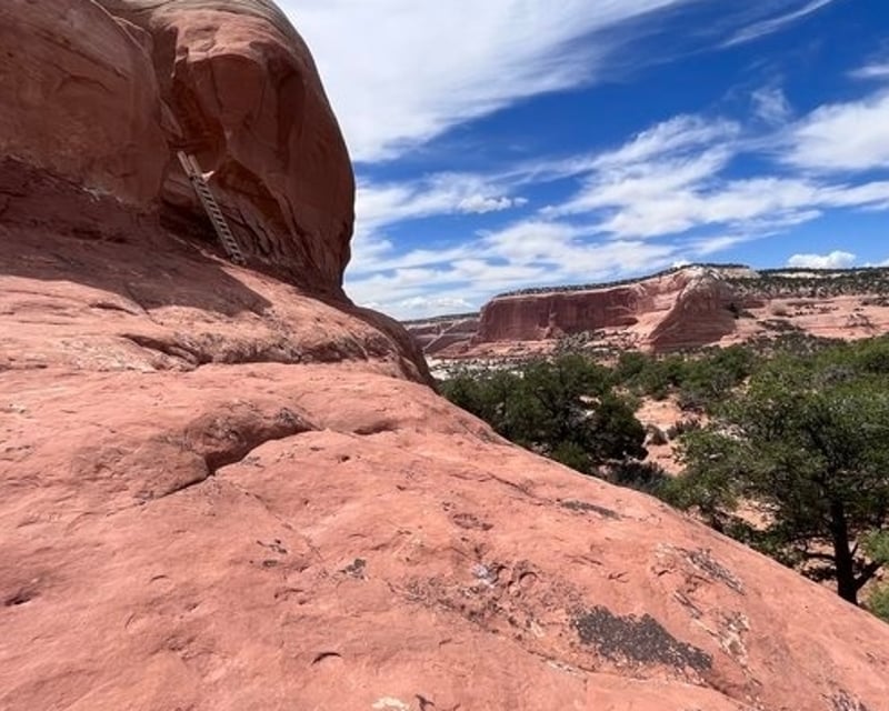 Cameo Cliffs Horseback Ride to Sandstone Tinaja near Moab