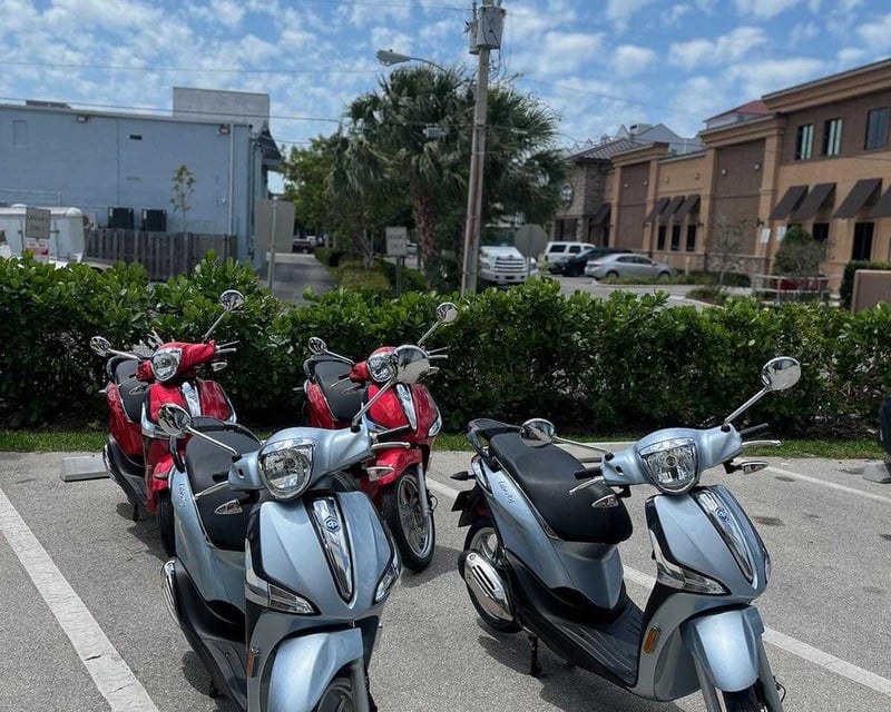 Explore Fort Myers Beach by Vespa Rental